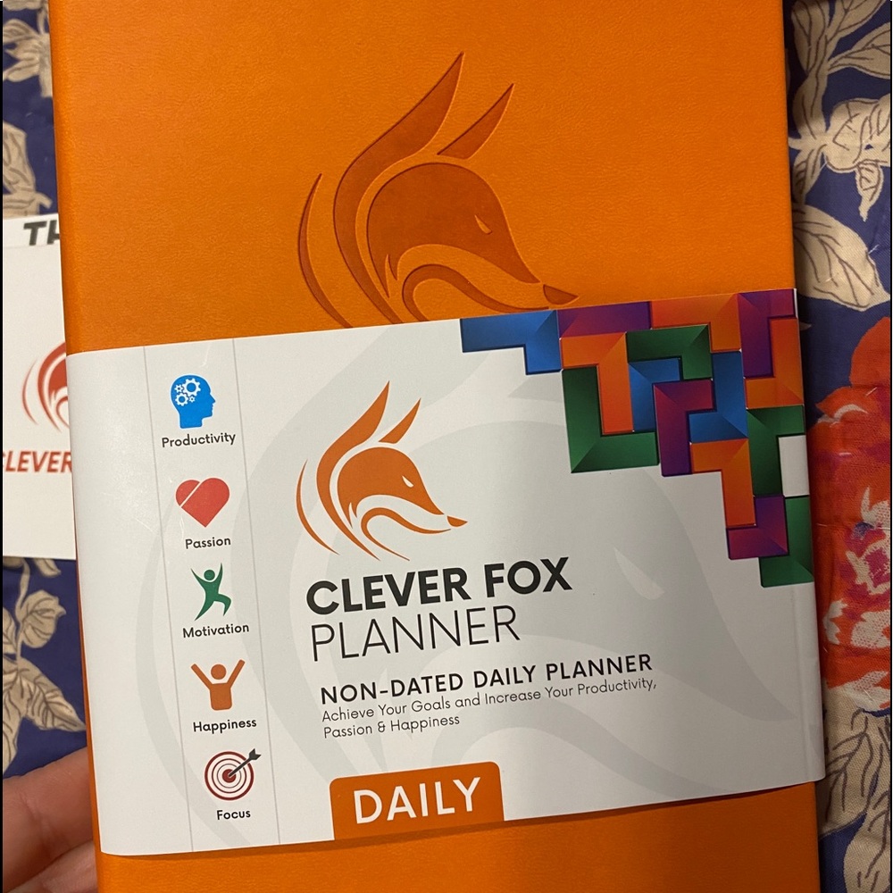 NIB Clever Fox undated planner.